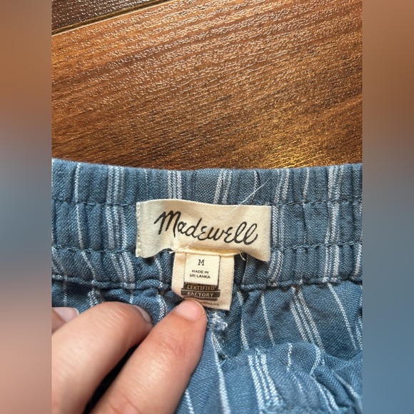 Linen-Blend Track Trousers in Stripe - Picture 6 of 8